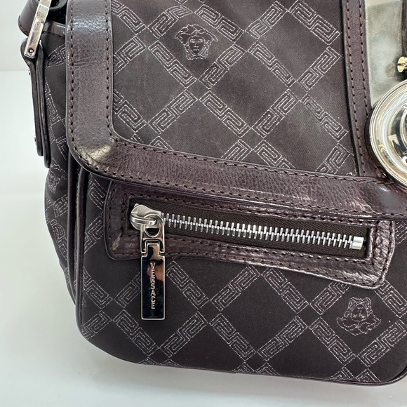 Sold ❌Versace vintage baguette brown and Silver Bag - Picture 5 of 10